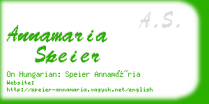 annamaria speier business card